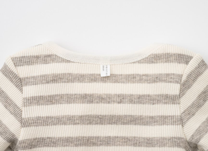 ヤクテレコボーダー長袖グレコ