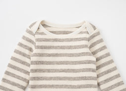 ヤクテレコボーダー長袖グレコ