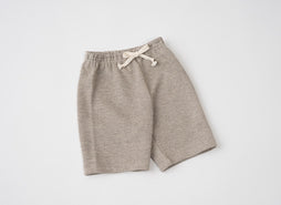 リネンヤク裏毛ハーフパンツ
