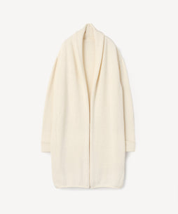 アルパカニットロングカーディガン