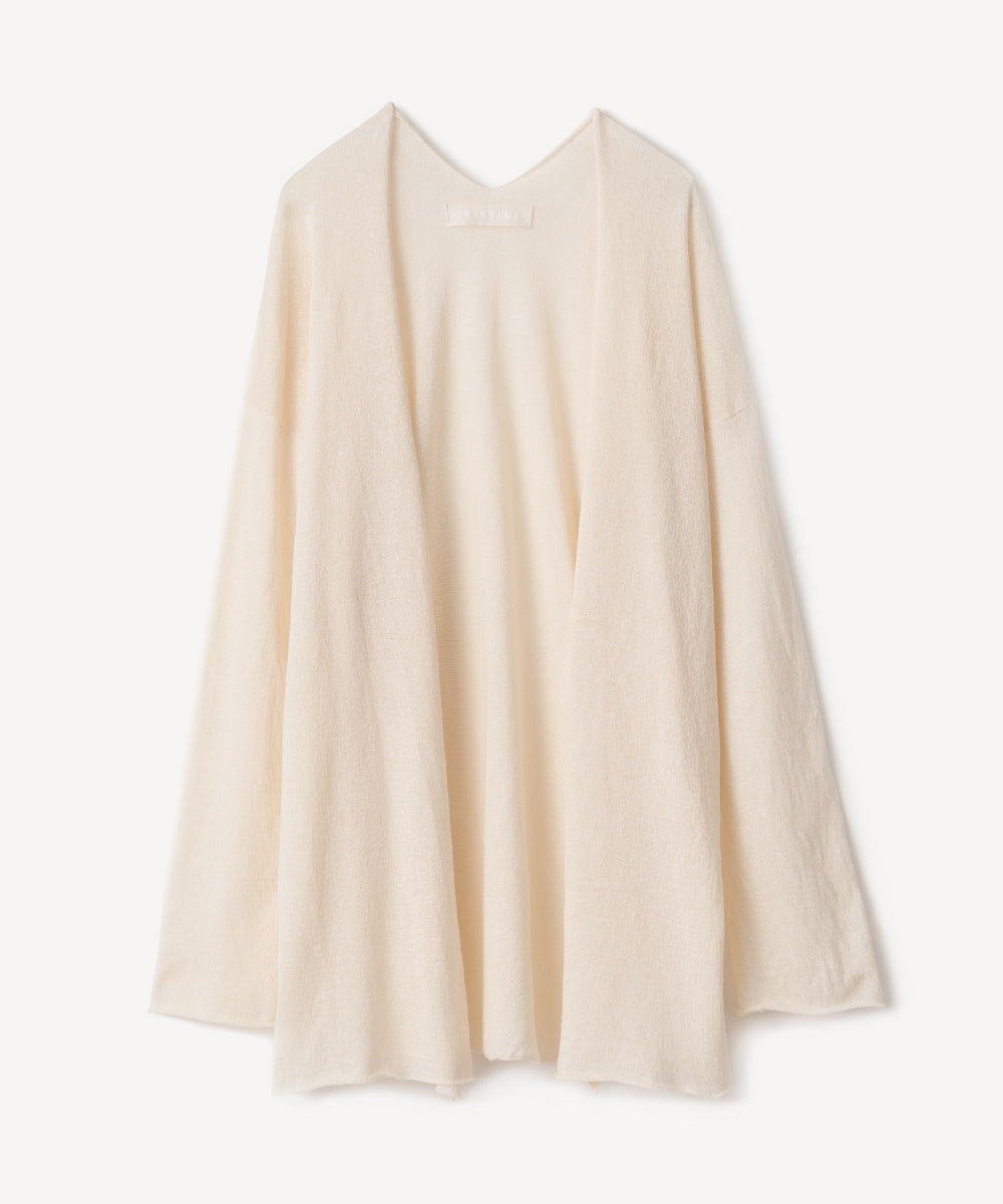 ペーパーコットン ロングカーディガン