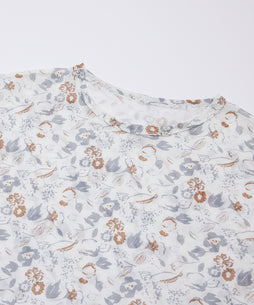 flowerメッシュTシャツ