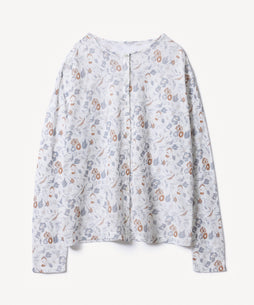 flowerメッシュカーディガン
