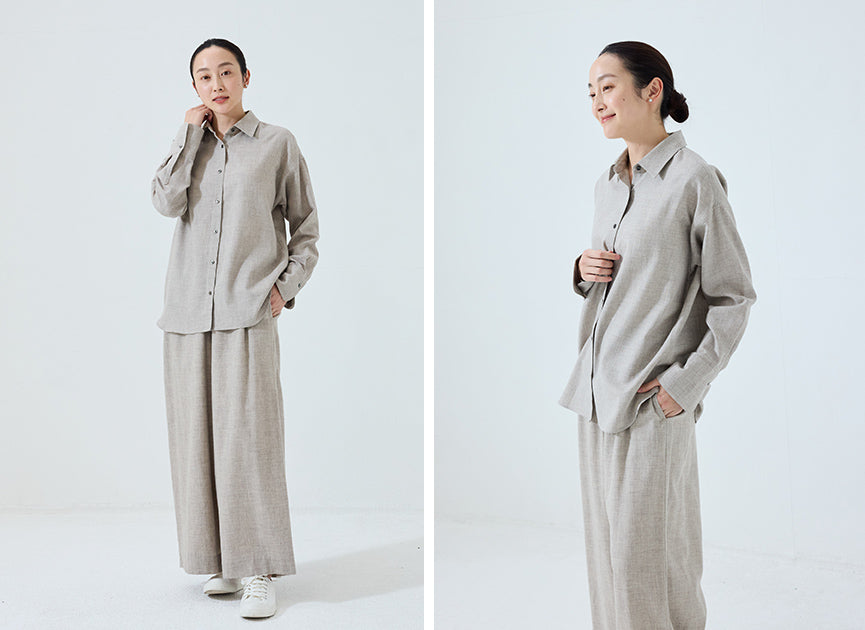 セットアップで上品な大人の着こなし