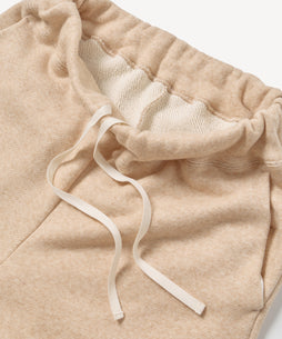 カシミヤ裏毛ワイドパンツ