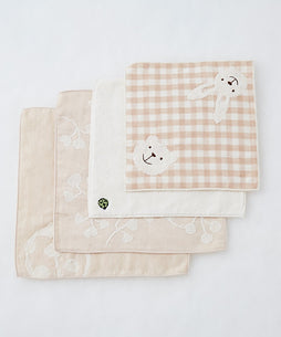 刺繍入り ミニタオルハンカチ