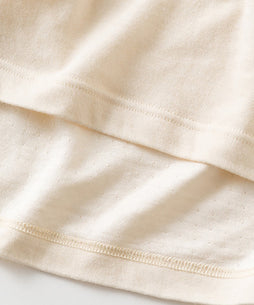 シルクコットン Uネックプルオーバー