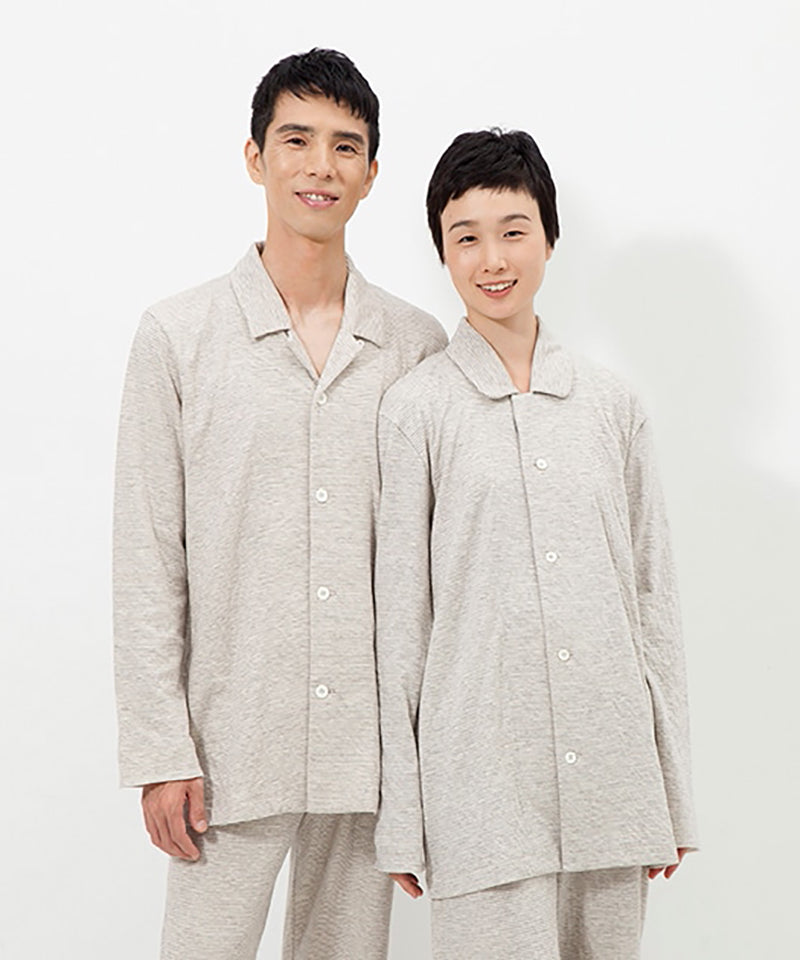 ヤクエアニットボーダー メンズパジャマ