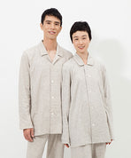 ヤクエアニットボーダー メンズパジャマ