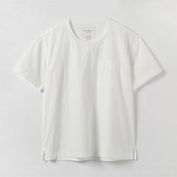 ポプリン切替クルーTシャツ