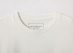 スーピマ吊天竺クルーネック長袖Tシャツ