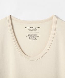 半袖UネックTシャツ(ナチュラル)
