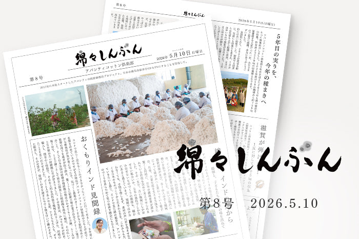 「綿々しんぶん」第８号を発刊しました！