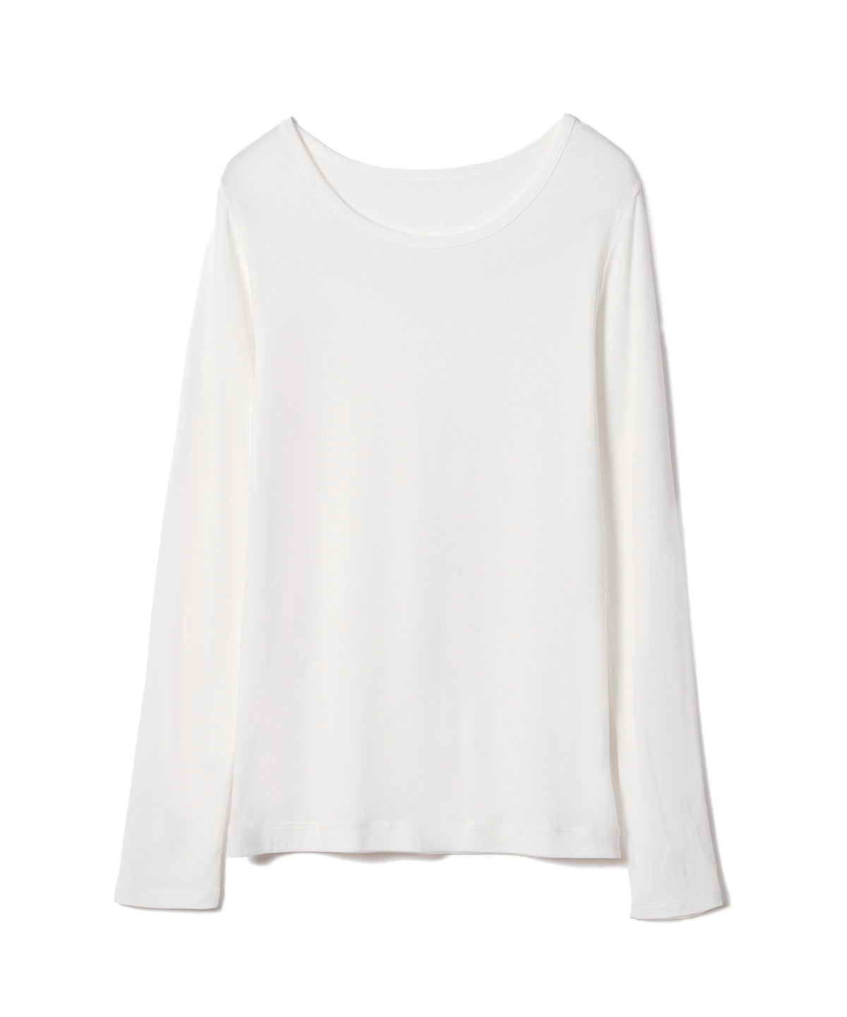 追撚フライスクルーネックプルオーバー