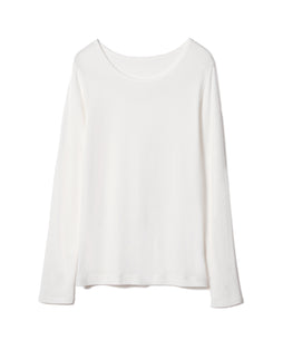 追撚フライスクルーネックプルオーバー