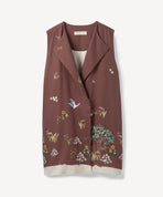 # 後ろの茶色の生地の見返しは無くなります