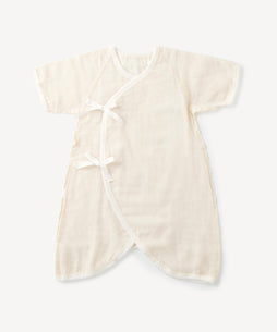 オーガニックコットン 「 やわらか ガーゼコンビ肌着 」｜PRISTINE