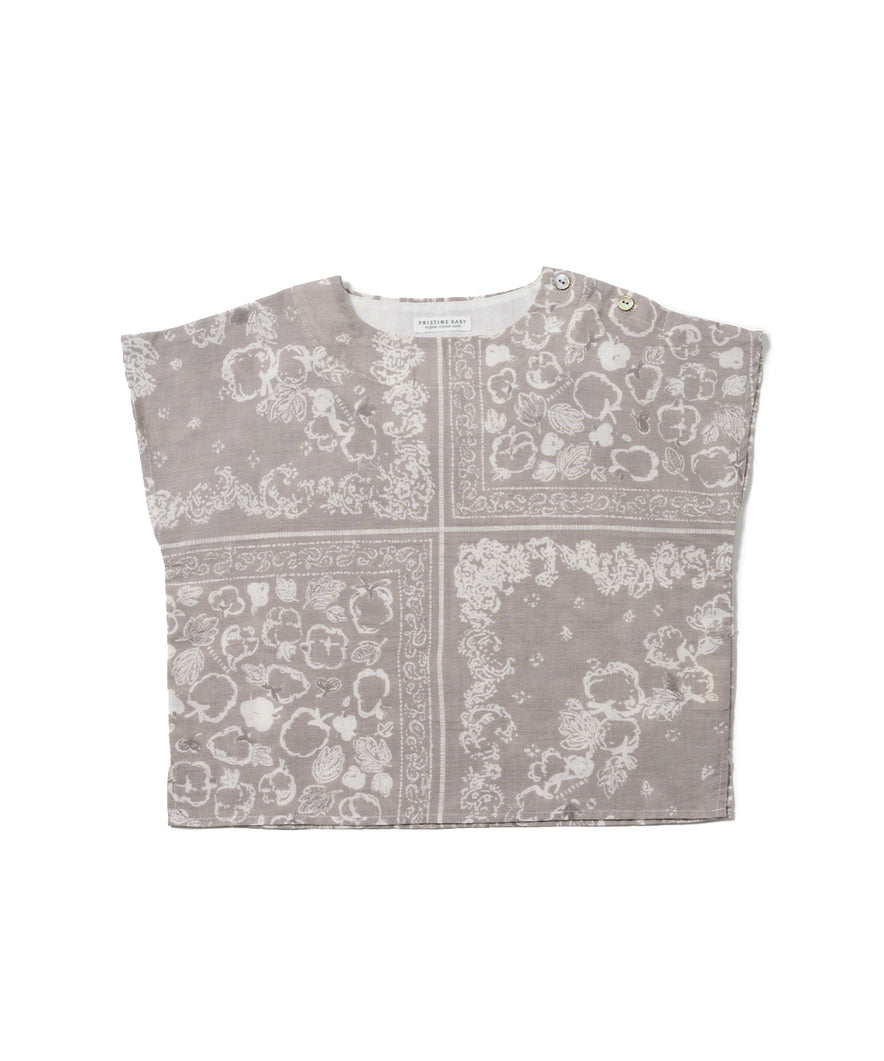 バンダナ柄プルオーバー