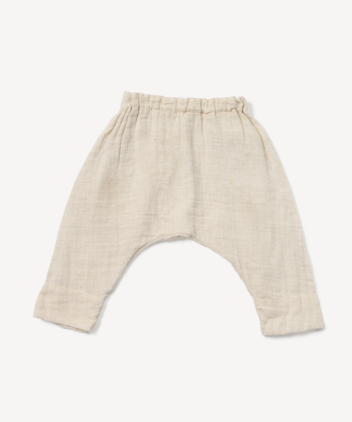 オーガニックコットン 「 リネンガーゼサルエルパンツ 」｜PRISTINE