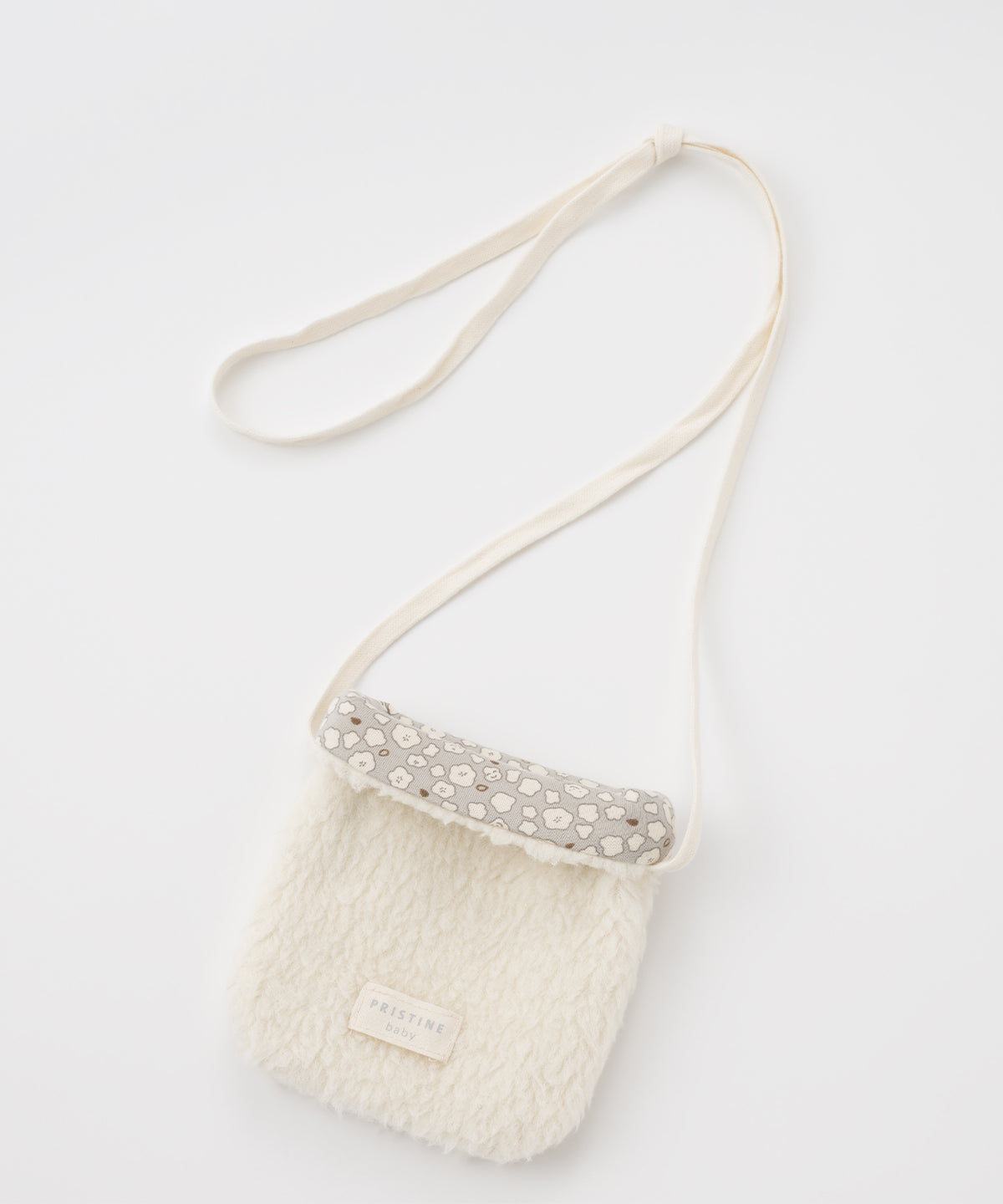 ライトリアルフリース くま帽子&ポシェットセット