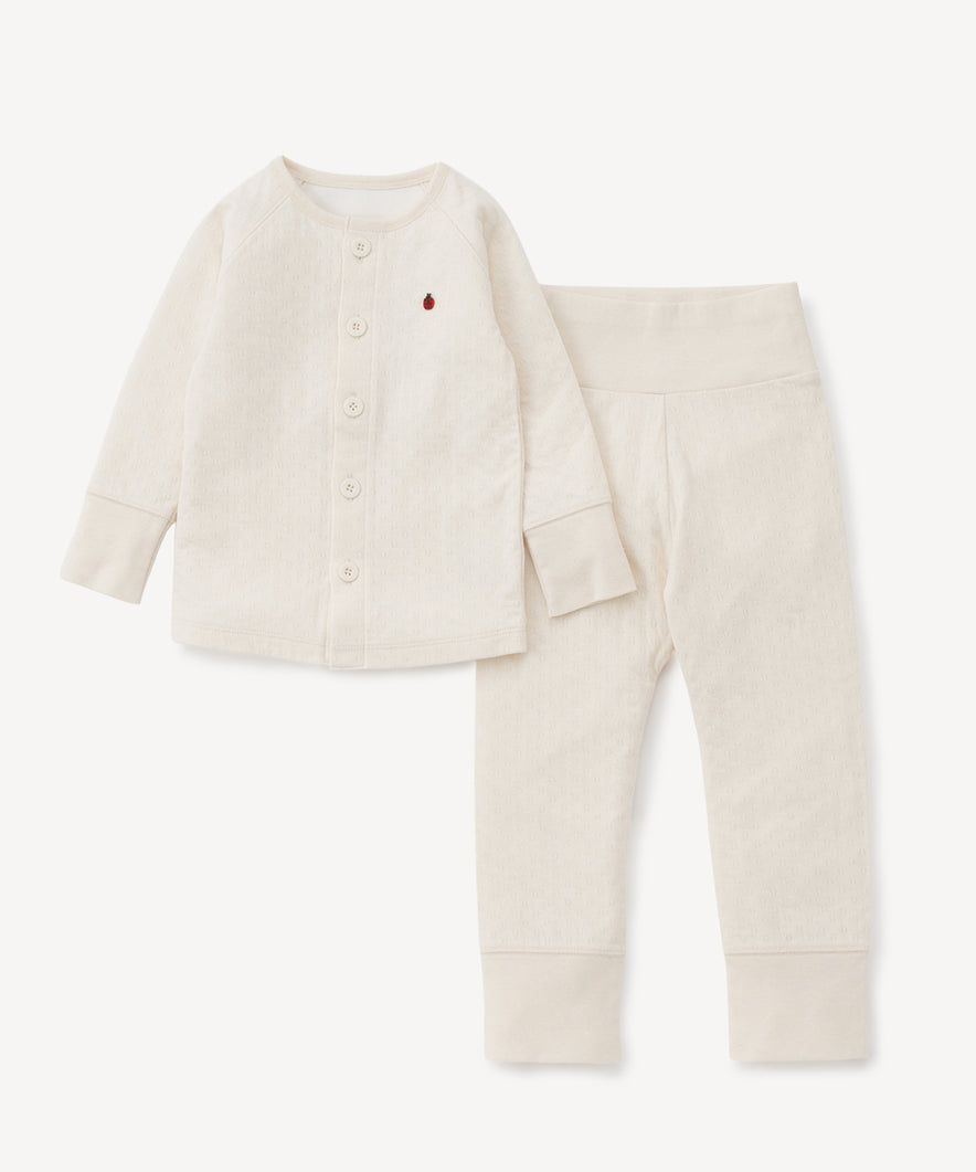 エアニット長袖パジャマ