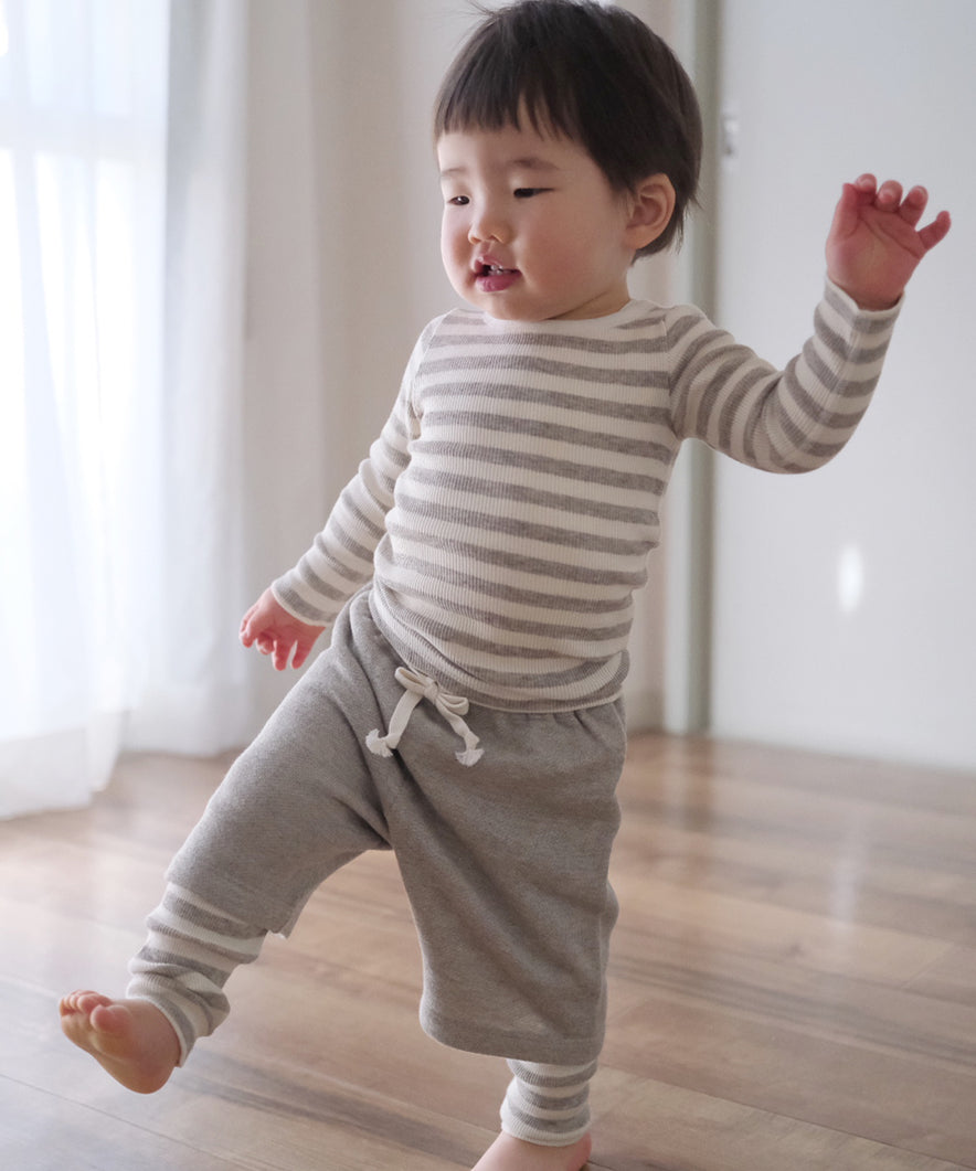 リネンヤク裏毛ハーフパンツ