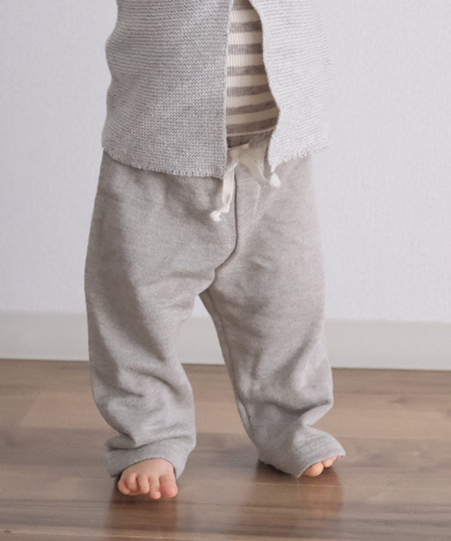 リネンヤク裏毛ロングパンツ