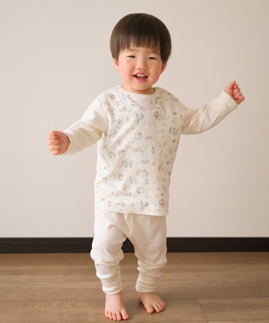 kids zoo 長袖パジャマ