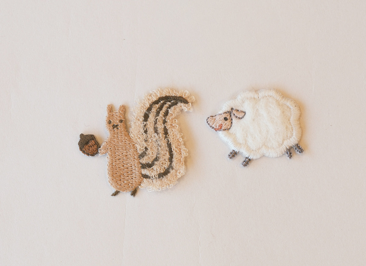 刺繍ワッペンをプレゼント