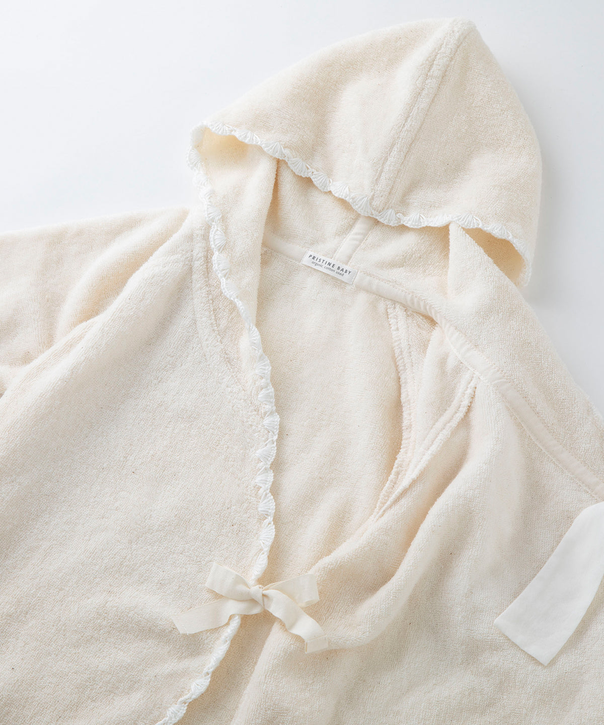 刺繍パイルバスローブ / オーガニックコットン – PRISTINE