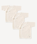 22世紀ベビー短肌着 3枚セット