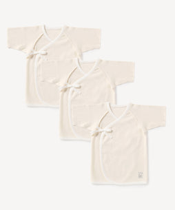 22世紀ベビー短肌着 3枚セット