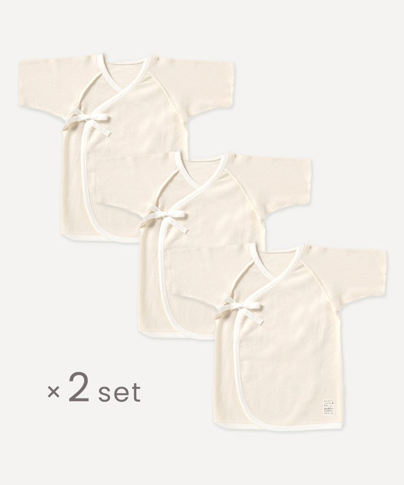 【期間限定】22世紀ベビー短肌着 3枚セット×2