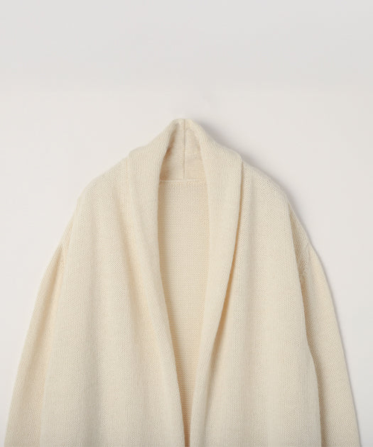 アルパカニットロングカーディガン / オーガニックコットン – PRISTINE