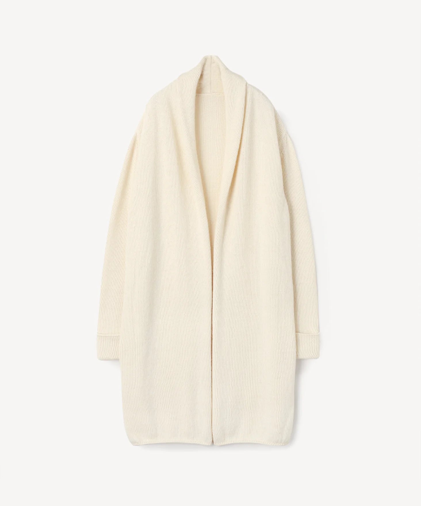 アルパカロングニットカーディガン