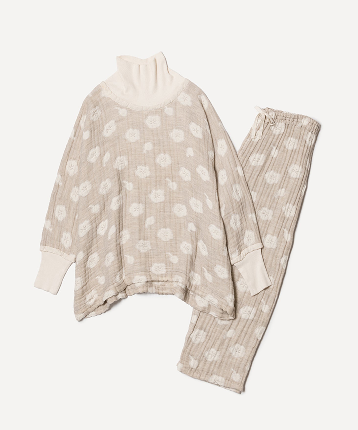 ヤクコットンボールガーゼタートルパジャマ