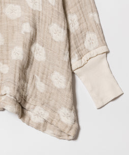 ヤクコットンボールガーゼタートルパジャマ