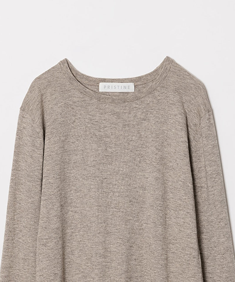 新品未使用　プリスティン　ヤククルーネックプルオーバー ヤククルーネックプルオーバー / オーガニックコットン – PRISTINE