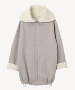 ヤク裏毛スタンドカラーバルーンジャケット