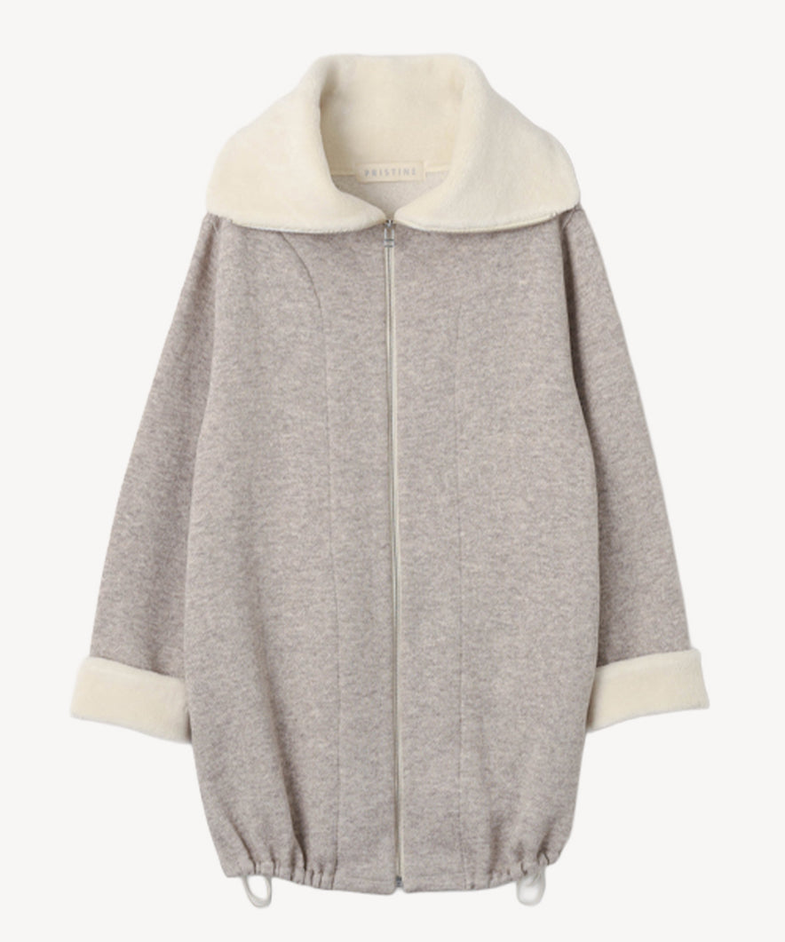 ヤク裏毛スタンドカラーバルーンジャケット