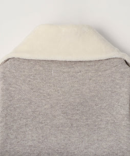 ヤク裏毛スタンドカラーバルーンジャケット