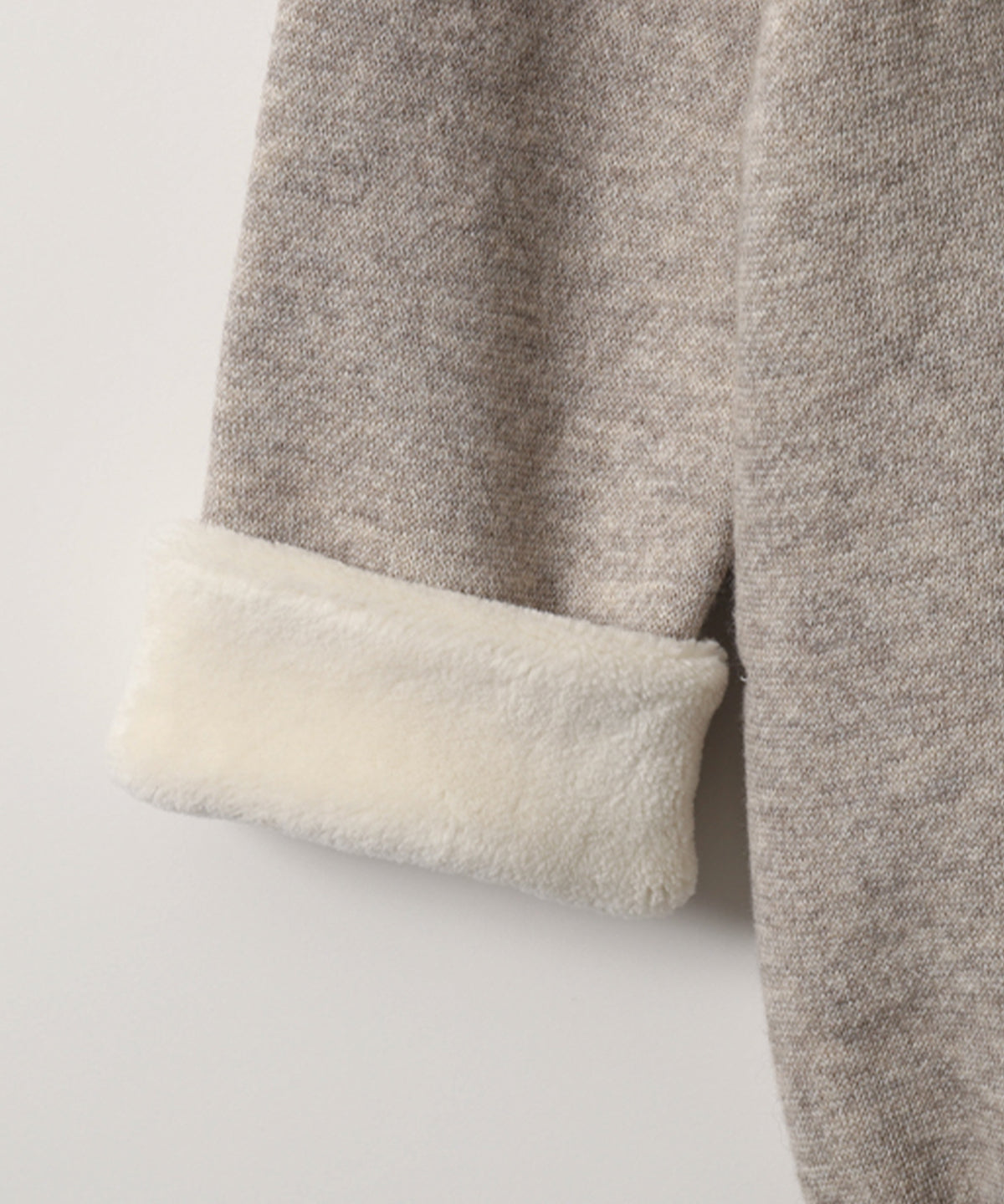 ヤク裏毛スタンドカラーバルーンジャケット