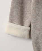 ヤク裏毛スタンドカラーバルーンジャケット