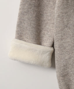 ヤク裏毛スタンドカラーバルーンジャケット