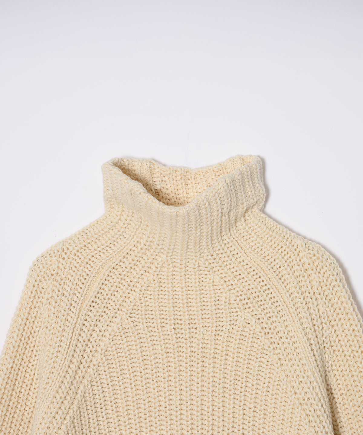 プリスティン　ウールオーガニックコットンニットタートルドルマンセーター ウールニットタートルドルマンセーター / オーガニックコットン – PRISTINE