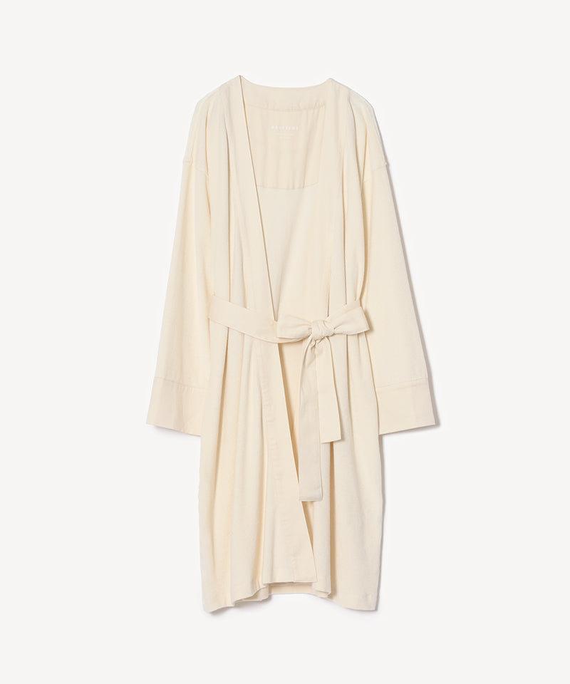 パイルノーカラーローブ