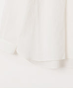 コットンリネン 平織ビッグシャツ