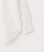 コットンリネン 平織ビッグシャツ