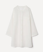 オーガニックコットン 「 コットンリネン ロングシャツジャケット 」｜PRISTINE