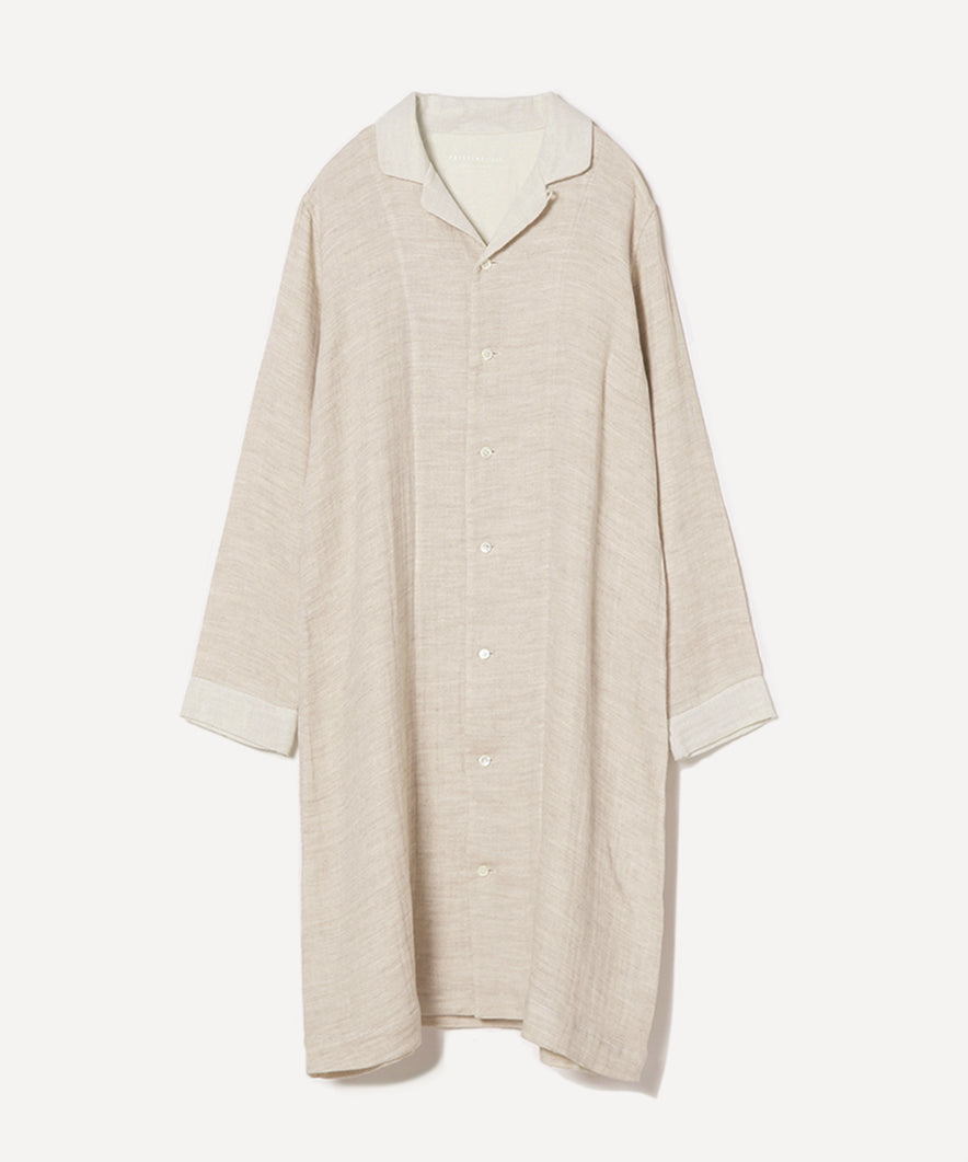 ヤクコットン 綾ダブルガーゼパジャマワンピース